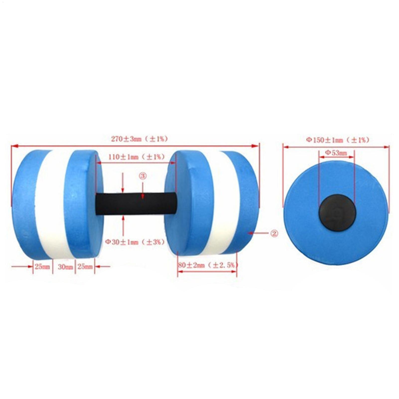 Aquatic Sports Types - 1/2pcs EVA Water Dumbbell สระว่ายน้ําการออกกําลังกายลอย Dumbbell